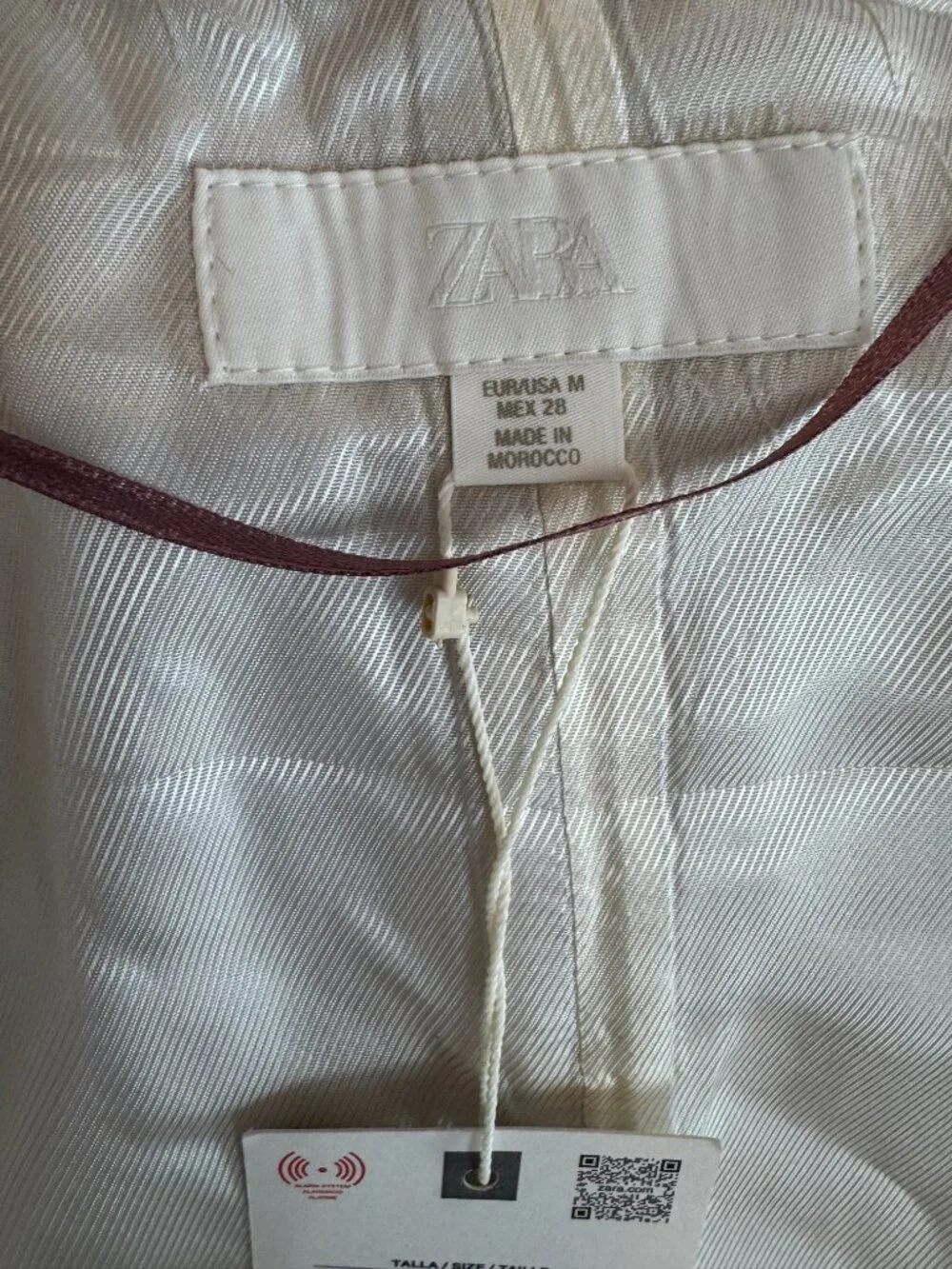 Minimalist Chic Spring Staple Marsala Linen Blend Vest Medium Zara NWT - Picture 7 of 11